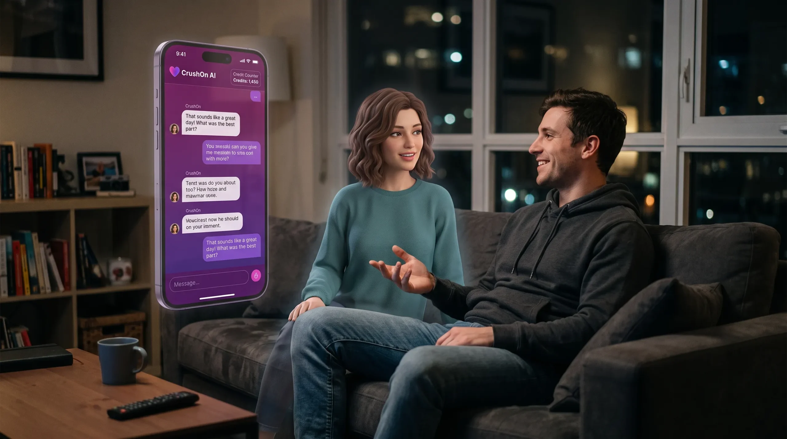 CrushOn AI free plan daily use — how 100 credits perform for casual users