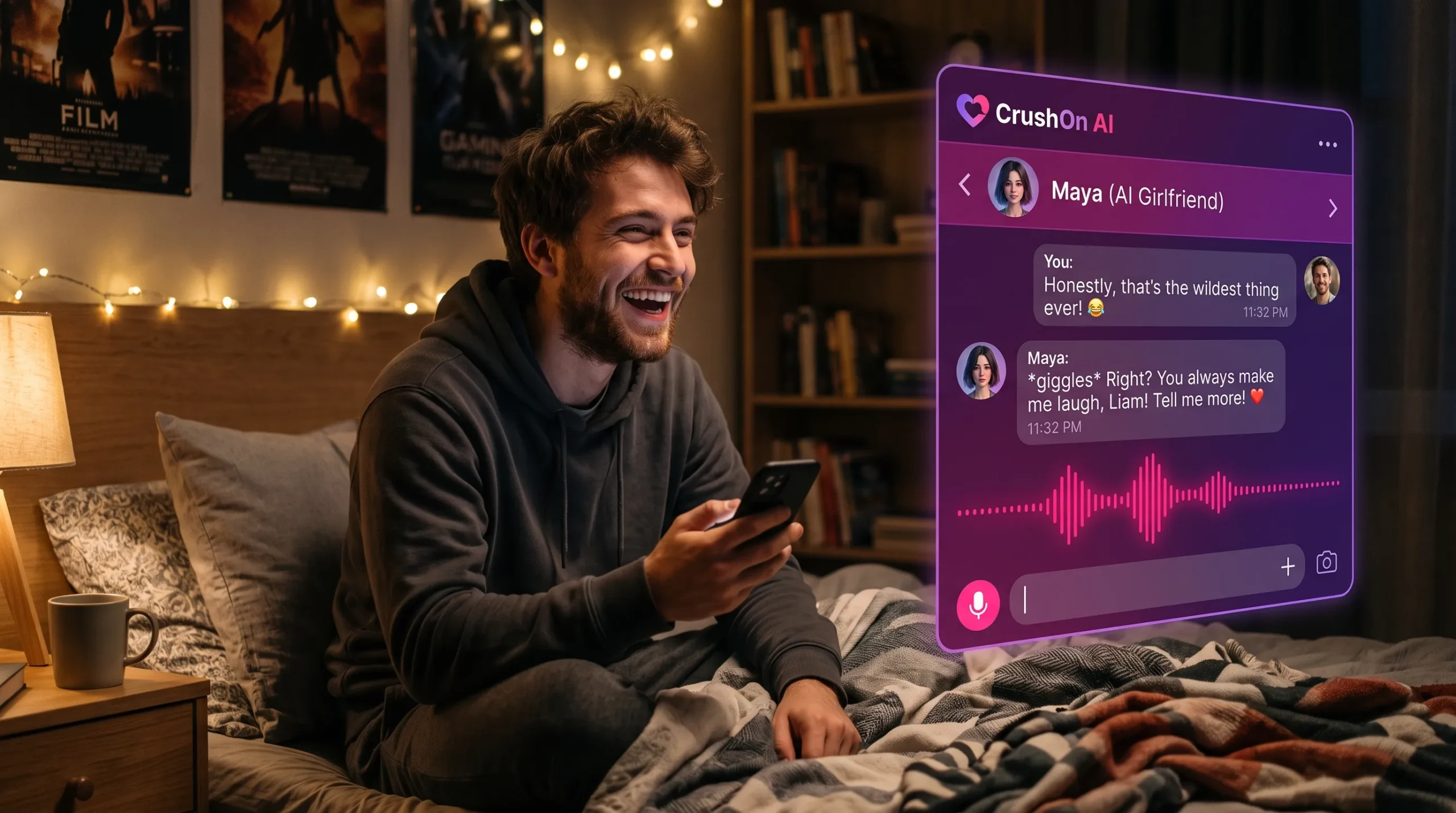 CrushOn AI first conversation guide — effective prompts voice features and image tools for beginners